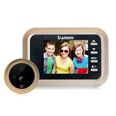 Good quality 2.4inch Danmini Q8 door viewer peepehole camera cam doorbell video visual electronic viewer motion detection