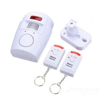 security alarms systems PIR Wireless Door Remote Motion Sensor Detector Alarm Infra With 2 Remote Control