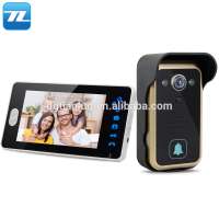 Motion Detection 7inch Screen Waterproof Battery Operated Wireless Video Doorbell for Apartment