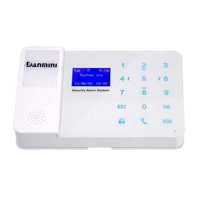 Danmini GSM Alarm system Monitor Remote Control Home Security Alarm system 10 wireless defense zone